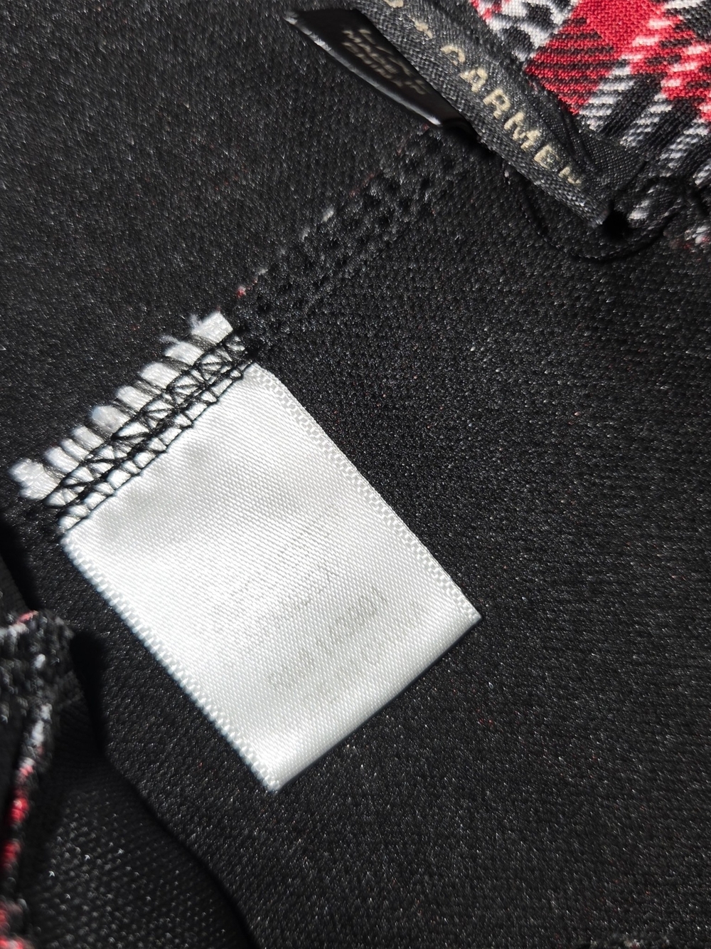 Coco + Carmen Black & Red Plaid Skinny Pants - Picture 5 of 11